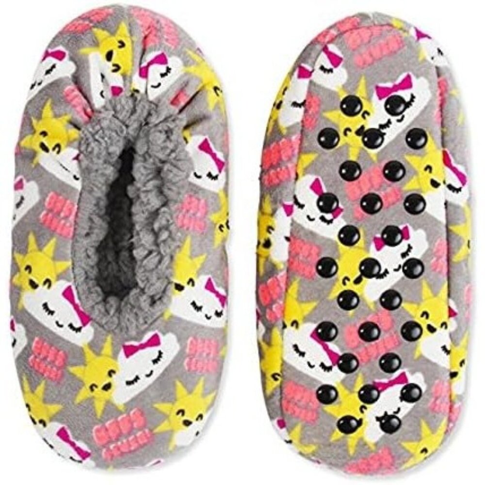 Fuzzy Slipper Socks with Grippers - BFF Forever